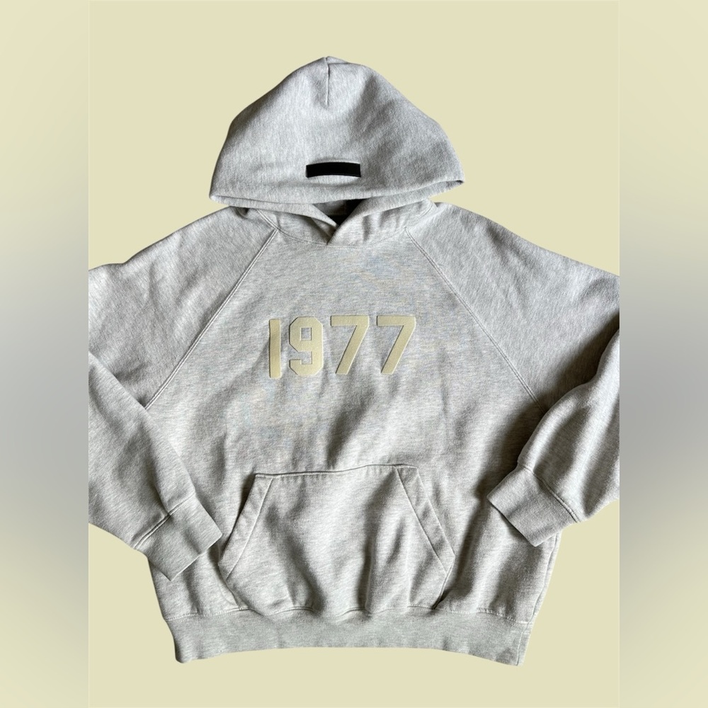 Essentials Fear Of God 1977 Hoodie Sweatshirt Pocket Size XS
